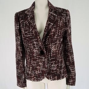 Emma James | Tweed One Button Blazer Jacket